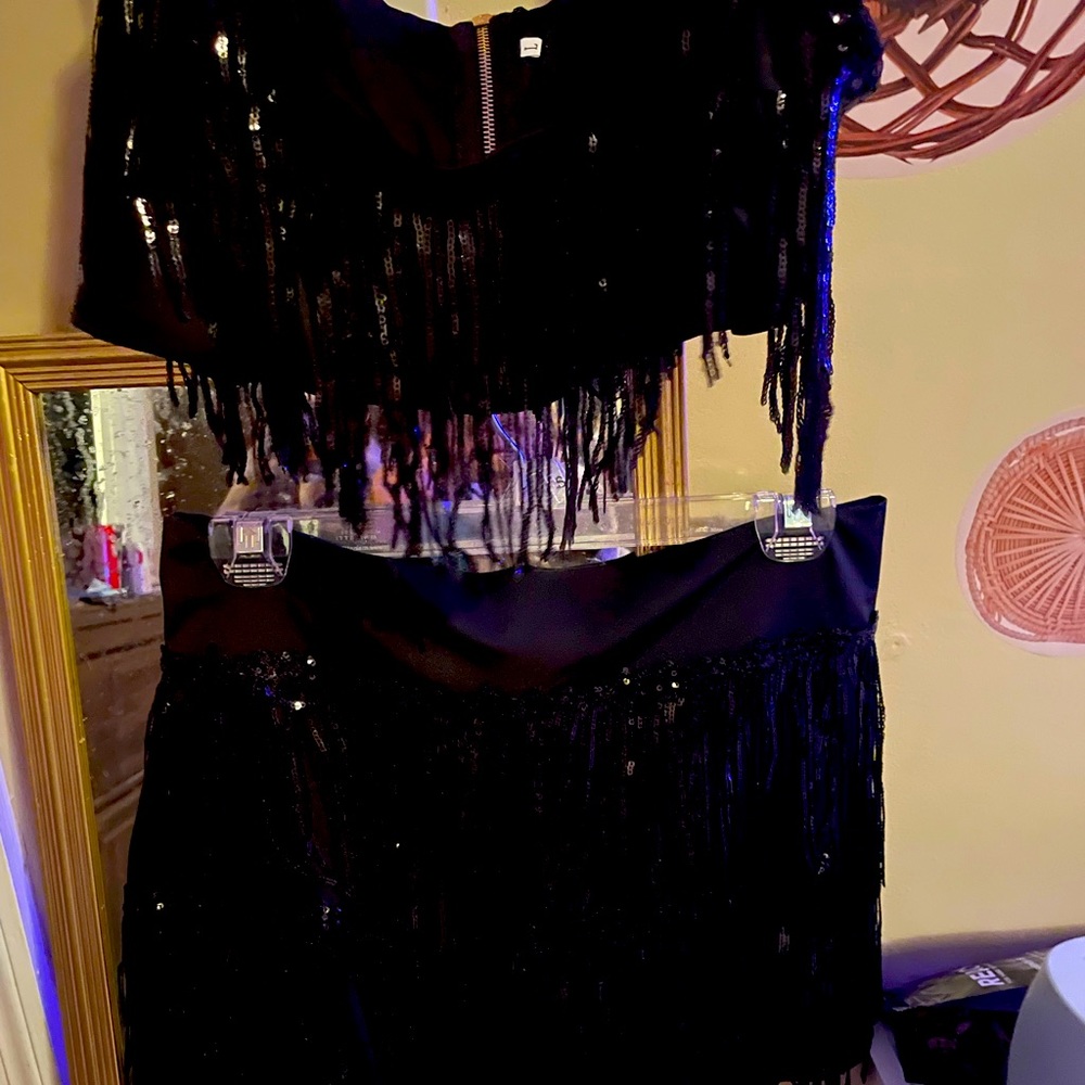 Sexy two piece Shein bling bling ❤️
